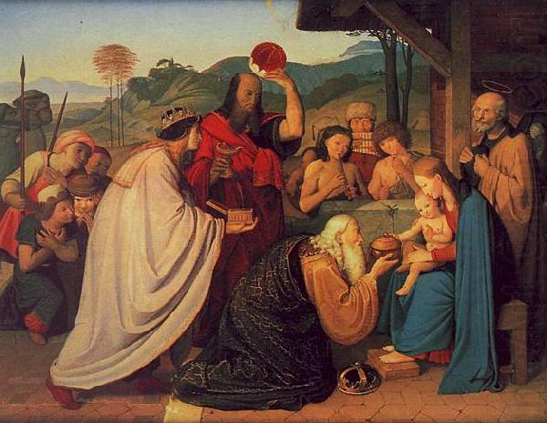 The Adoration of the Magi 2, Friedrich Johann Overbeck